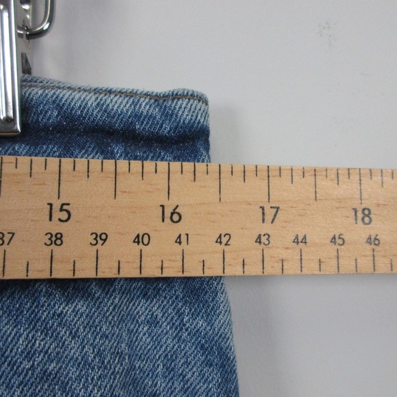 Abercrombie & Fitch The 90s Straight Ultra High Rise Jeans Women 31 12 Long 866 - Picture 9 of 12